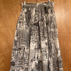 Howard Wolf Midi Architecture Skirt